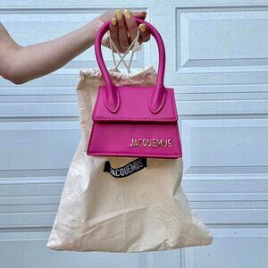 High-quality pink shoulder tote bag